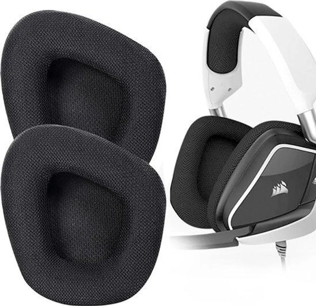 Paire de coussinets de rechange pour casque gamer en mousse à mémoire