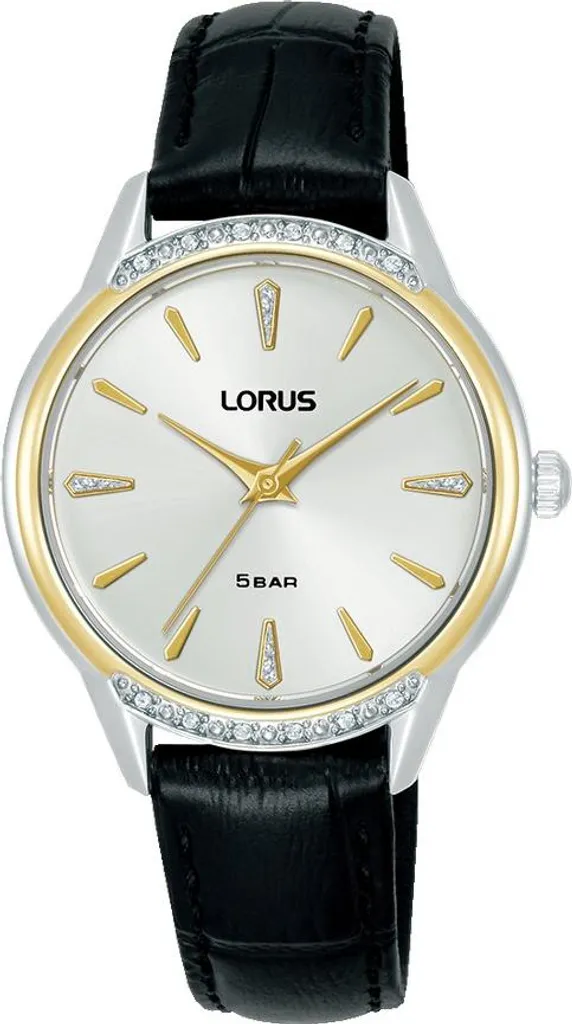 Montre Bracelet Femme Lorus Quartz Classique avec Cadran Blanc Lisible