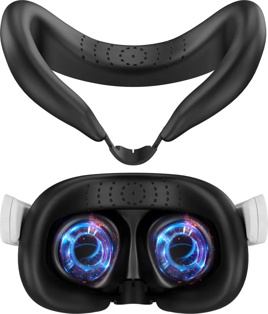 Housse de protection en silicone pour lunettes Meta Quest 3 VR MQ15