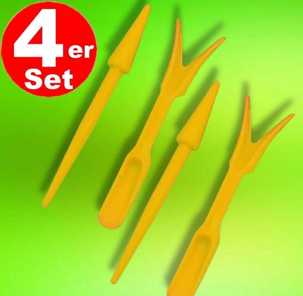 4er Set Pikierstab Pikiergabel Pikierschaufel Anzucht Produktbild 