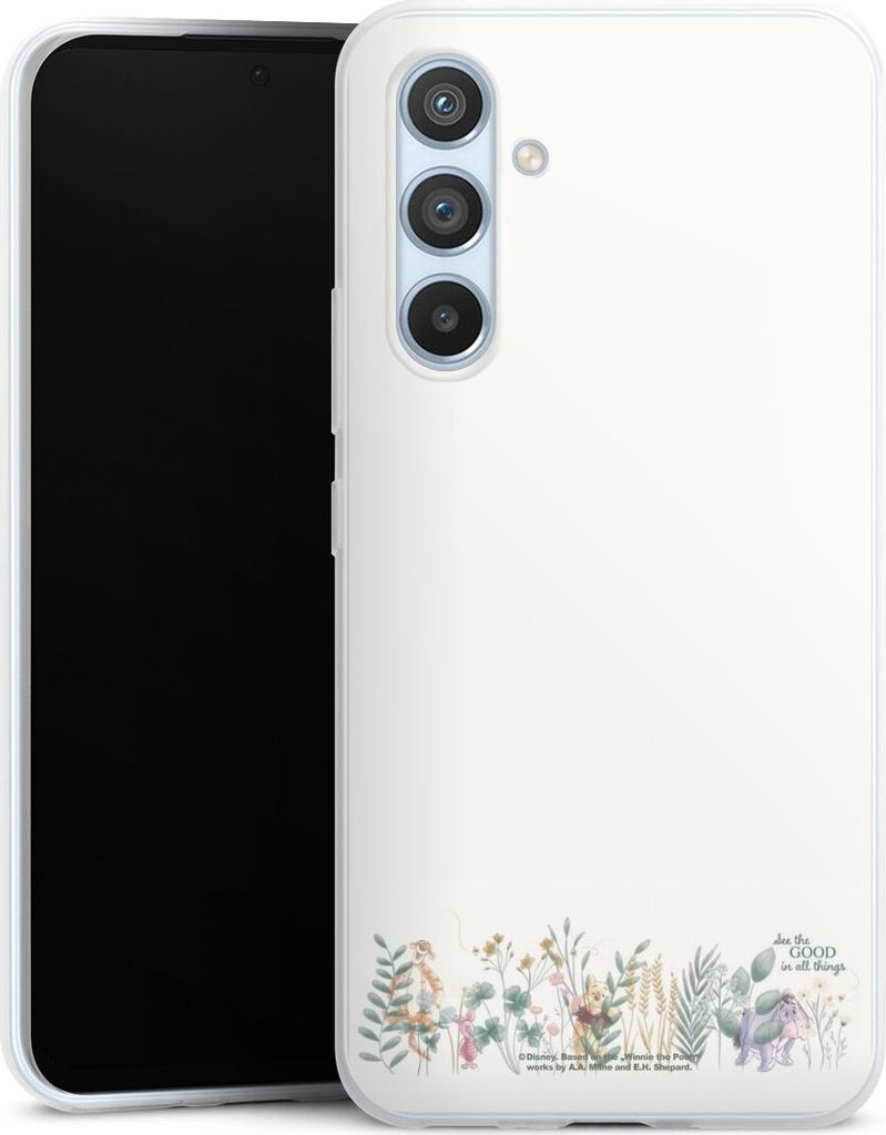 DeinDesign Slim Hülle für Samsung Galaxy A54 5G Silikon Case Ultra Dünn Handyhülle Disney Winnie Puuh Eukalyptus