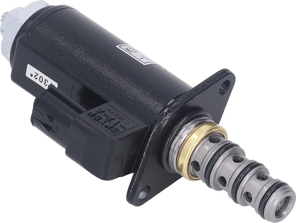 Électrovanne électrique de commande pour pompe de pelleteuse hydraulique