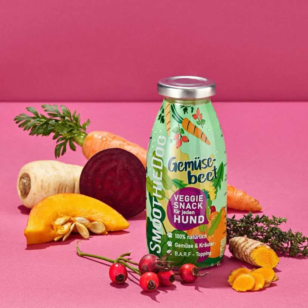 Smoothie Végétarien pour Chiens Difficiles - Aide la Digestion Sensible - 2
