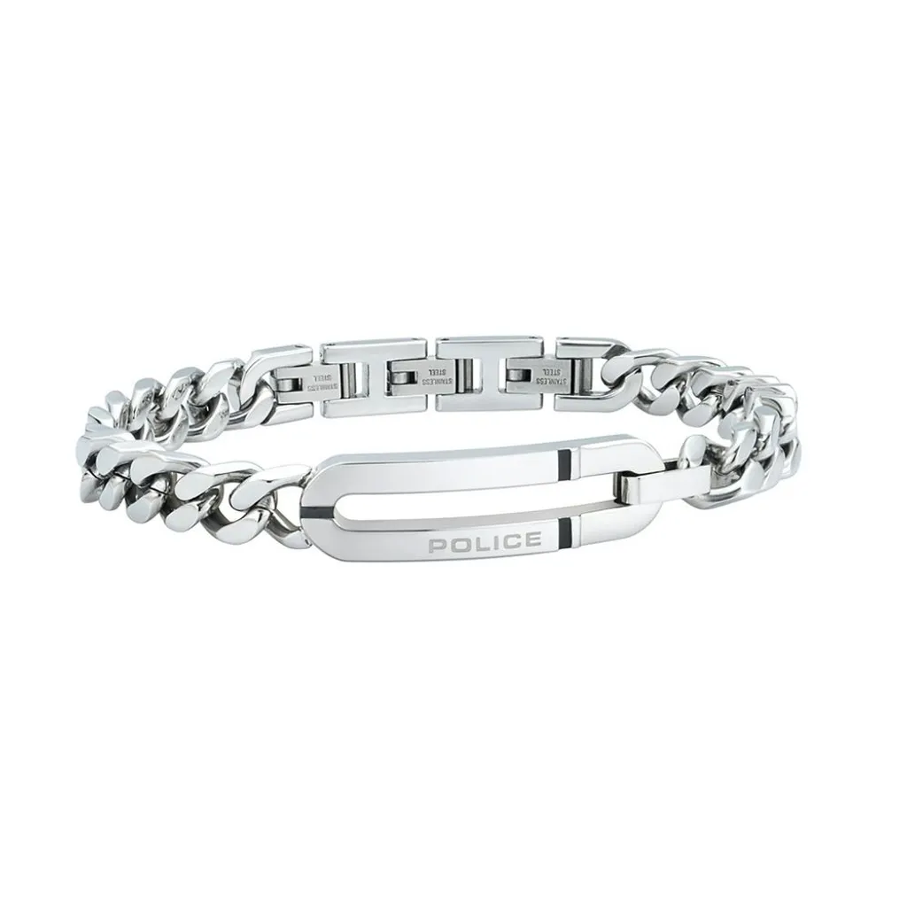 Bijou Homme Police PJ26187BSS01 Bracelet Acier Idée Cadeau Idéale