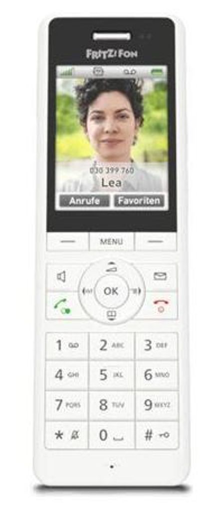 AVM FRITZ!Fon X6 White DECT-Komforttelefon (hochwertiges Produktbild 