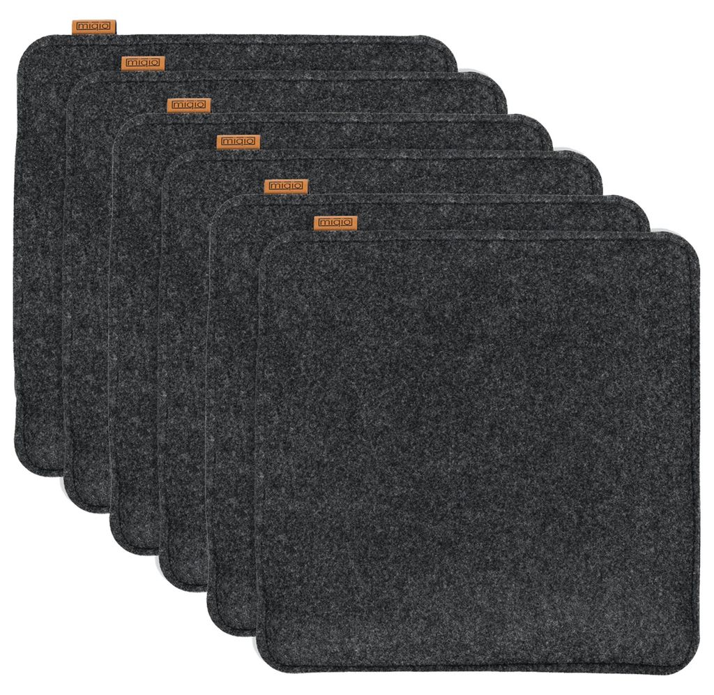 Sitzkissen mit Antirutschnoppen 6er-Set Produktbild 