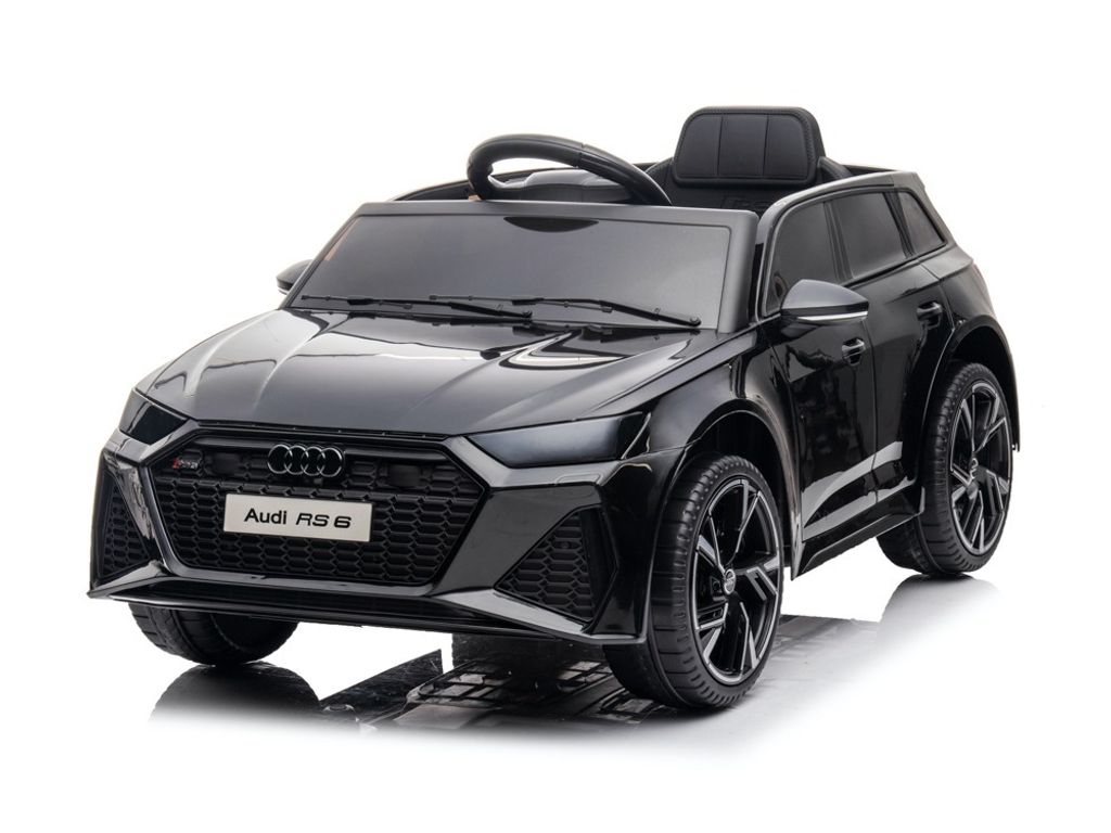 Kinder Elektroauto Audi RS6 12V, LED, Audio, EVA, schwarz