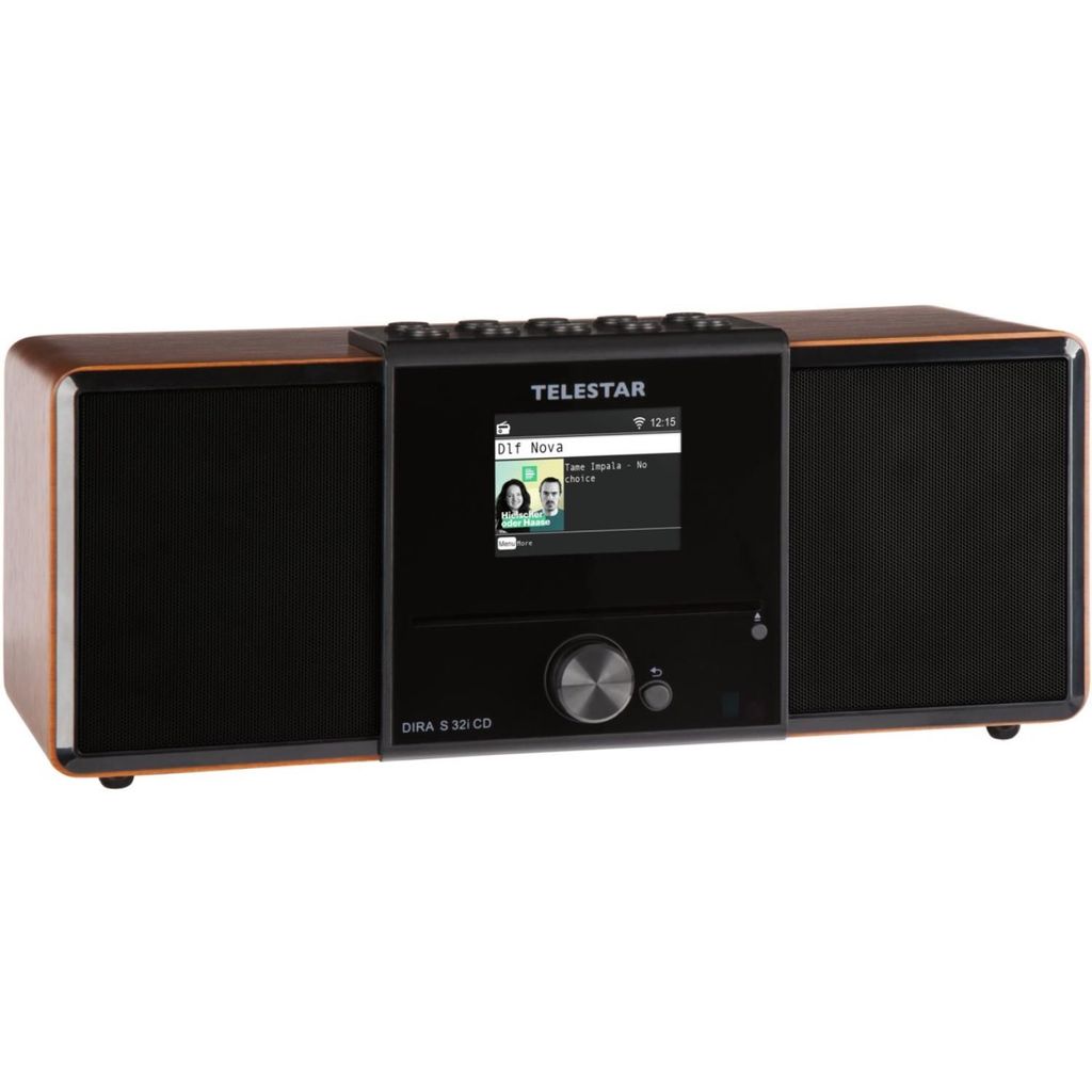 A studio shot of a Telestar radio.