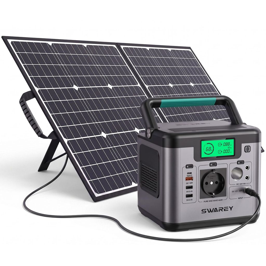 Tragbare 500W  (Spitzenwert 1000W) Power Station Produktbild 
