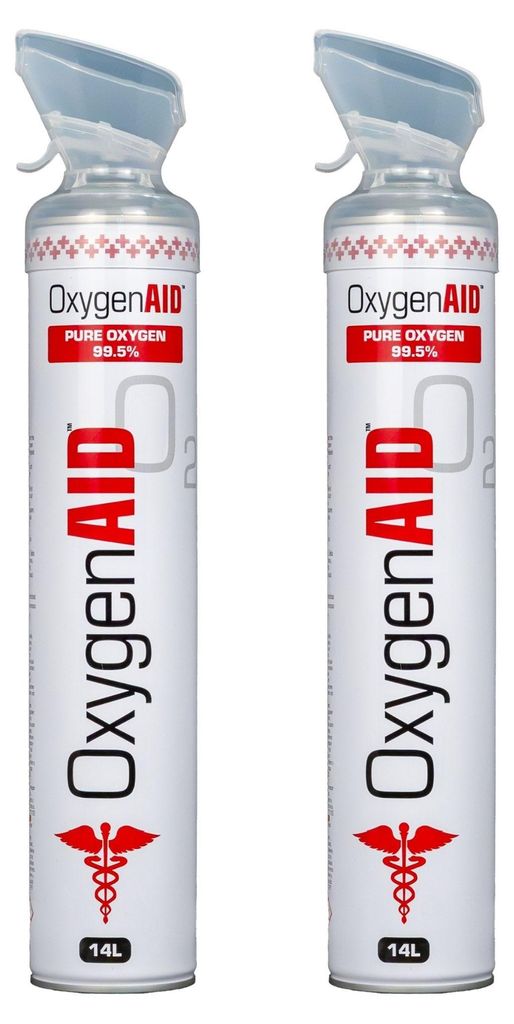 Oxygen AID oxygène en canette grand, 2x14L Image du produit 