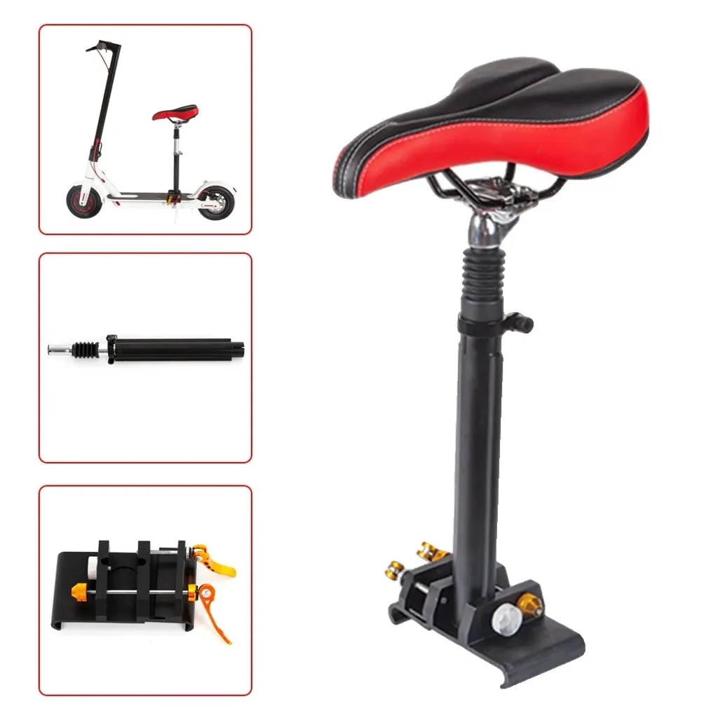 Siège scooter électrique 40-60 cm en cuir PU avec suspension intégrée