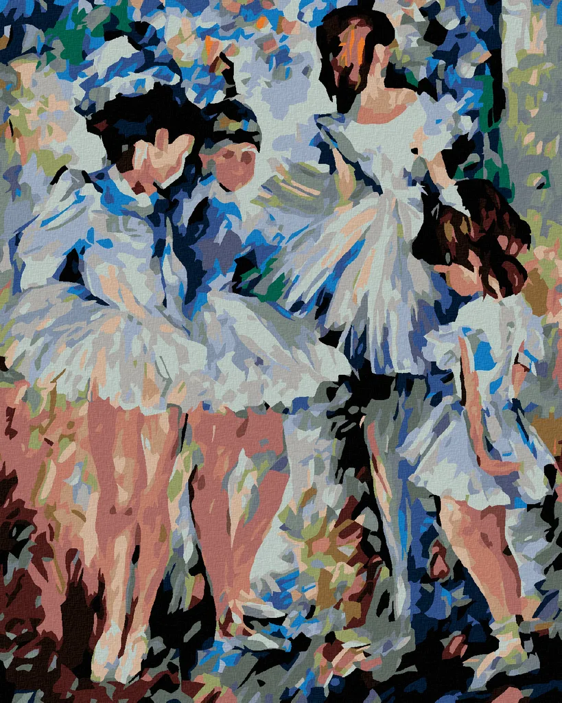 Zuty Pittura con Diamanti Ballerine - Arte Terapia 40x50 con Telaio - 1