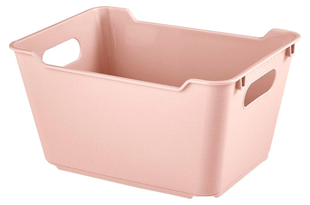 Aufbewahrungsbox mit strukturierter Oberfläche, 1,8 l, Lotta, Nordic Pink