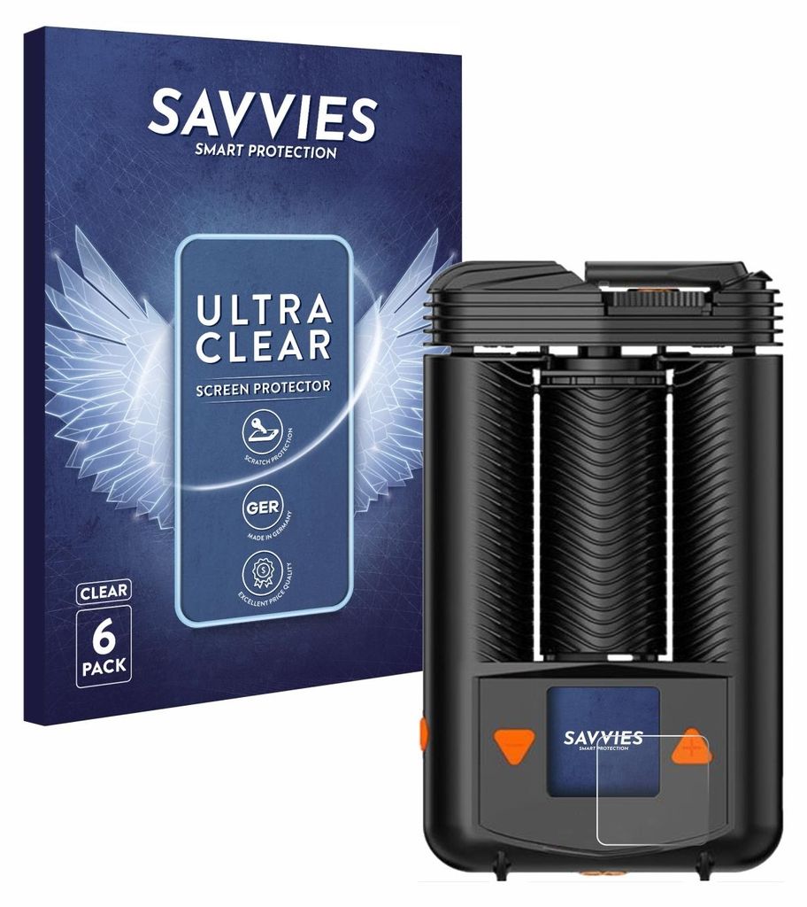 6x Für Storz & Bickel Mighty + Schutzfolie Savvies Displayschutz Display Schutz Folie Klar Transparent