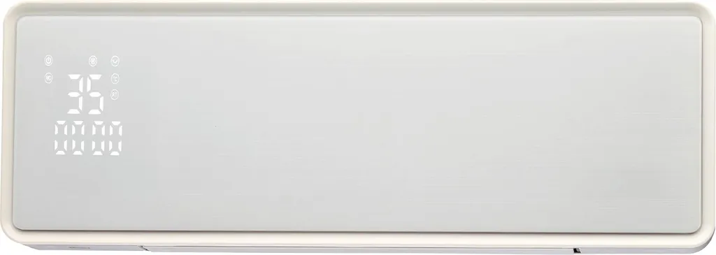 Radiateur soufflant mural céramique 2000W noir connecté pour la maison