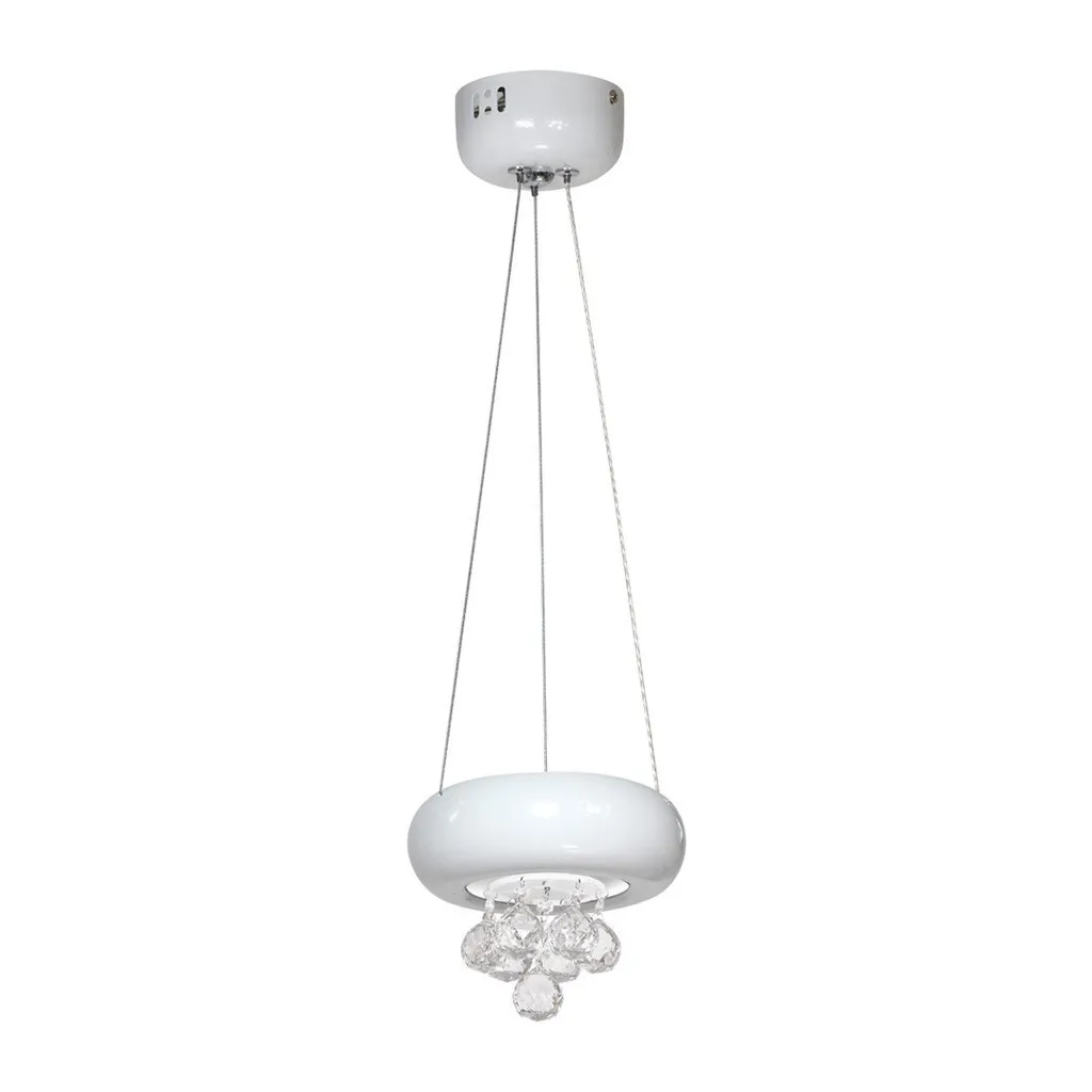 Lustre LED cristal Milagro LUX BIANCO ML861 éclairage sans ombre