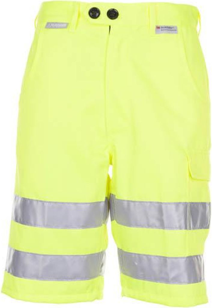 Größe 4XL Herren Planam Warnschutz Shorts Uni uni-gelb Modell 2014