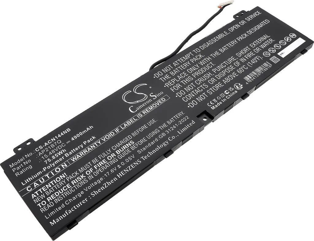 Batterie Ordinateur Portable Acer Nitro 14 AN14-41 R0CD R0KZ TECHTEK