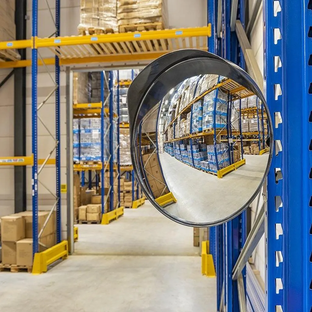 Évitez les collisions avec ce miroir de circulation convexe de 30 cm - 5