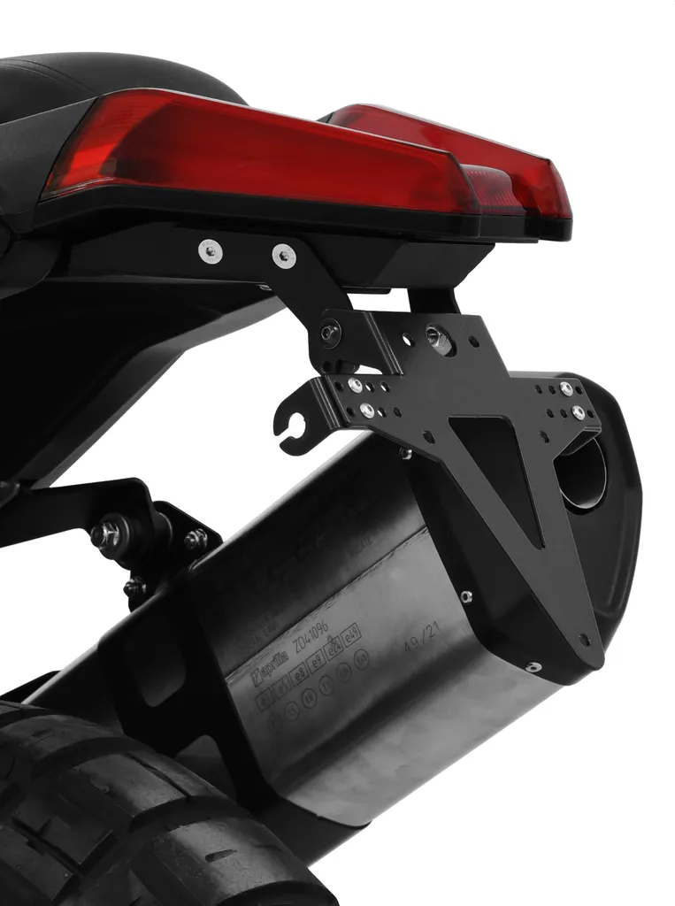 Porta targa ZIEGER Classic compatibile con Aprilia Tuareg 660
