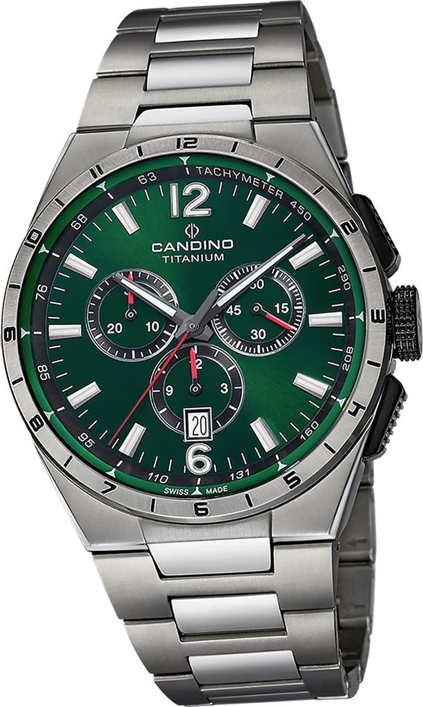 Candino Titan Herren Uhr Chronograph Casual Armbanduhr grau Classic D2UC4603/K