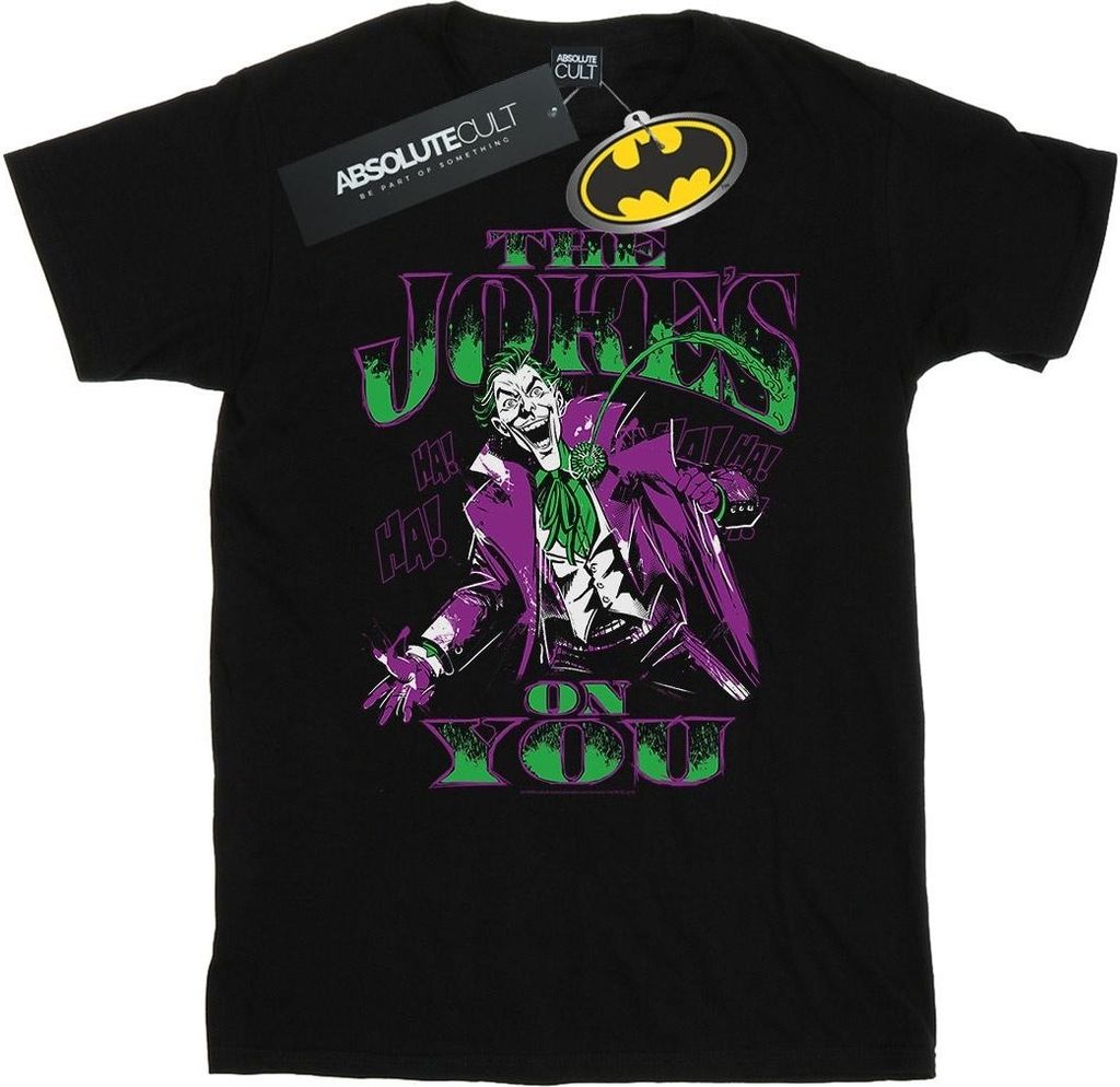 DC Comics - "The Joke's On You" T-Shirt für Herren BI14676 (S) (Schwarz)