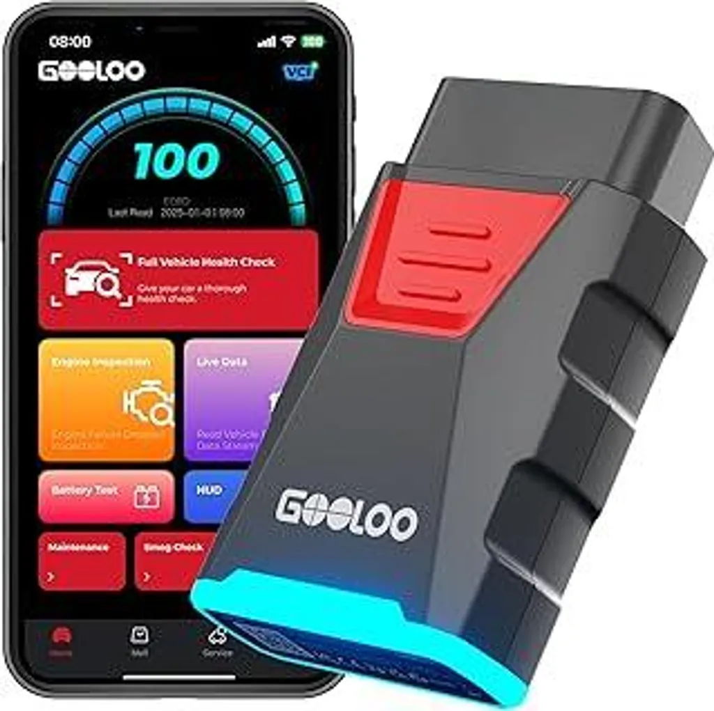 Scanner Auto Bluetooth GOOLOO DS100: Diagnosi e Reset 6+ Sistemi