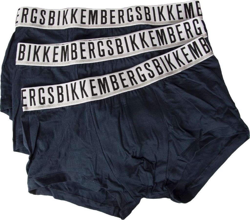 Boxer Herren BIKKEMBERGS 3er-Pack elastische Boxershorts aus Stretch-Baumwolle Unterwäsche Artikel BKK1UTR01TR TRI-PACK TRUNK, S - EU S - US XS - ...