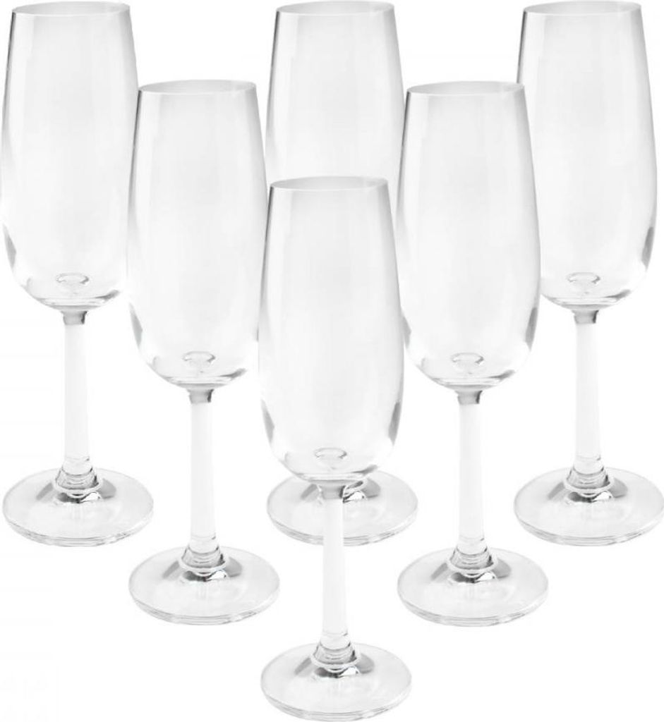 Sada 6 pohárov na šampanské bez značky, 180 ml Obrázok produktu 