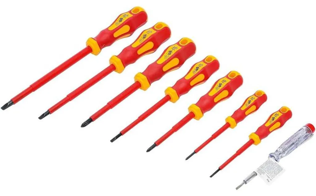 Coffret Tournevis Chrome-Vanadium Isolés - Ergonomie et Sécurité VDE