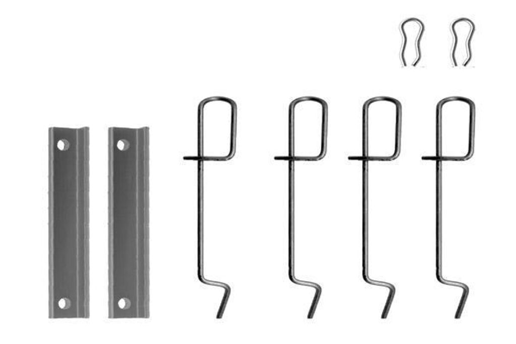 Bosch Zubehörsatz, Scheibenbremsbelag Vorderachse 1 987 474 Produktbild 