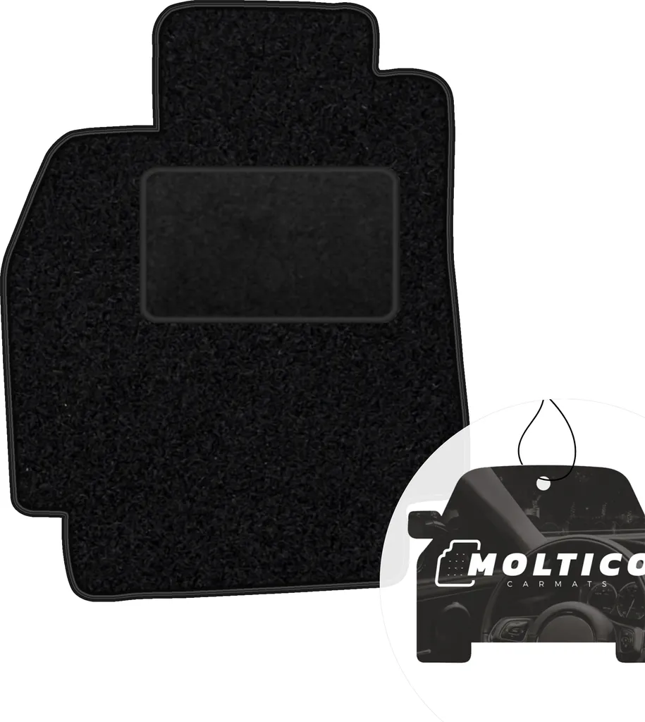 Tappetino Guida Renault Megane II 2002-2008 in Velour Nero Moto-Moltico