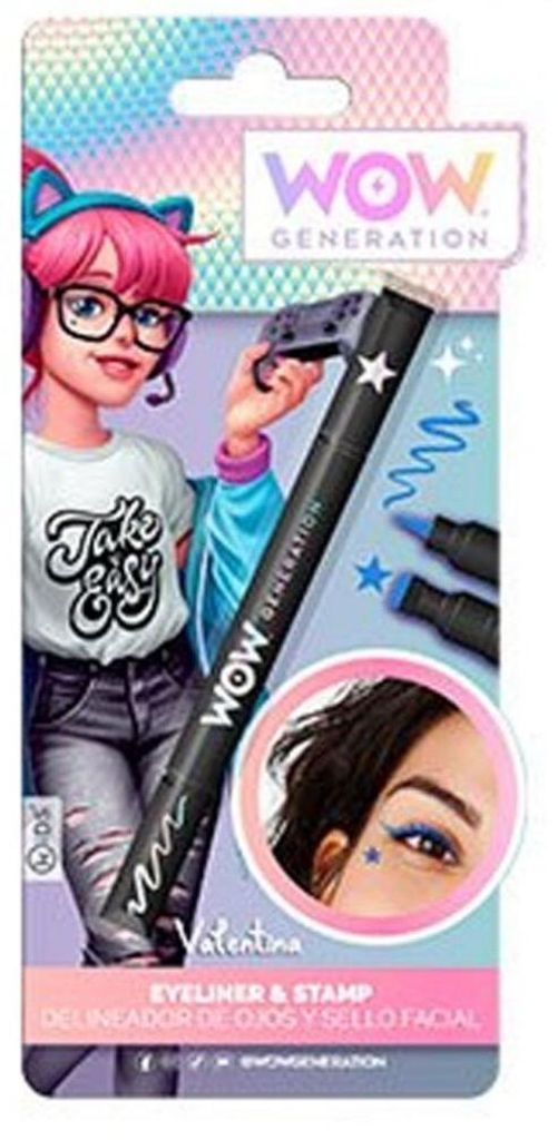 WOW Generation blauer Eyeliner und Stempelset