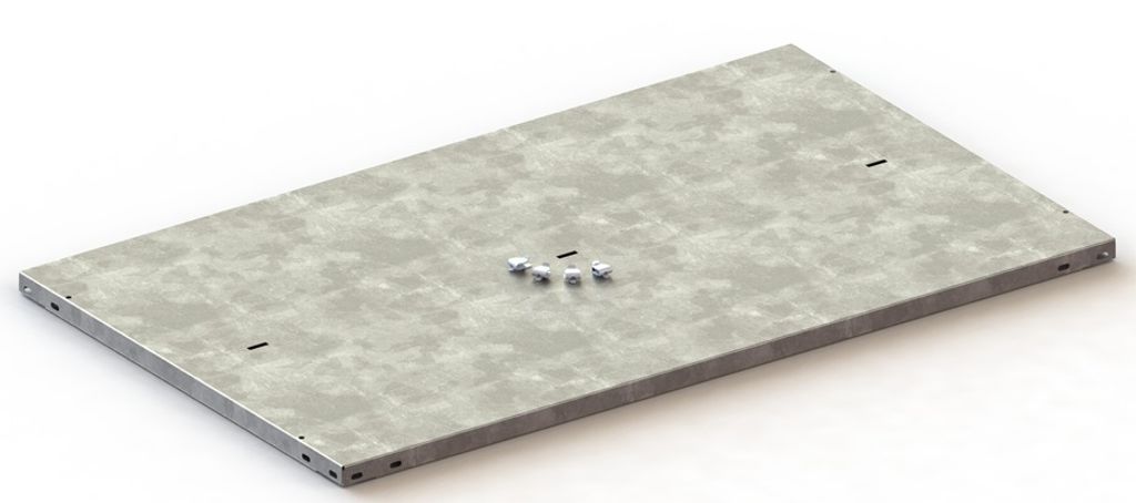 Abdeckboden 1000 x 600 vzk Compact kpl. mit 4 Fachbodenträger