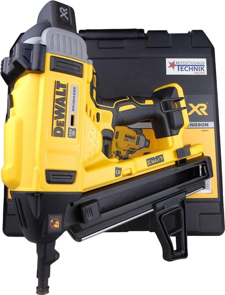 Chiodatrice per calcestruzzo a batteria Dewalt DCN890N-XJ Immagine del prodotto 