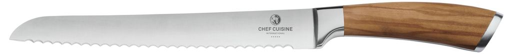 Chef Cuisine Brotmesser mit Griff aus Olivenholz
