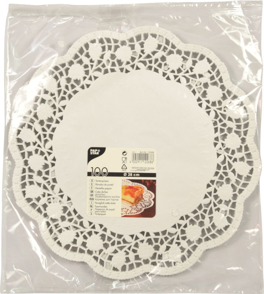 Punte per dolci Papstar 28cm bianco 100 pezzi 12268 Immagine del prodotto 