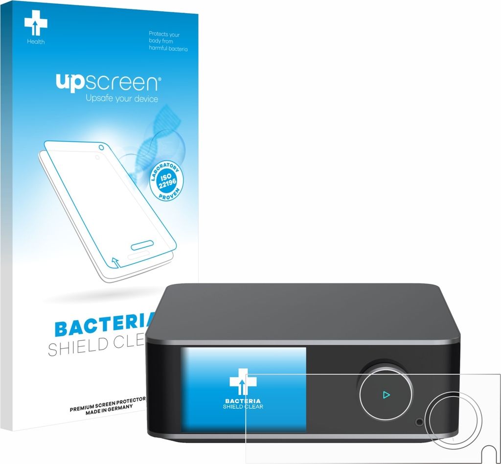 upscreen Schutzfolie für WiiM Ultra Displayschutz Displayschutzfolie Folie Klar antibakteriell
