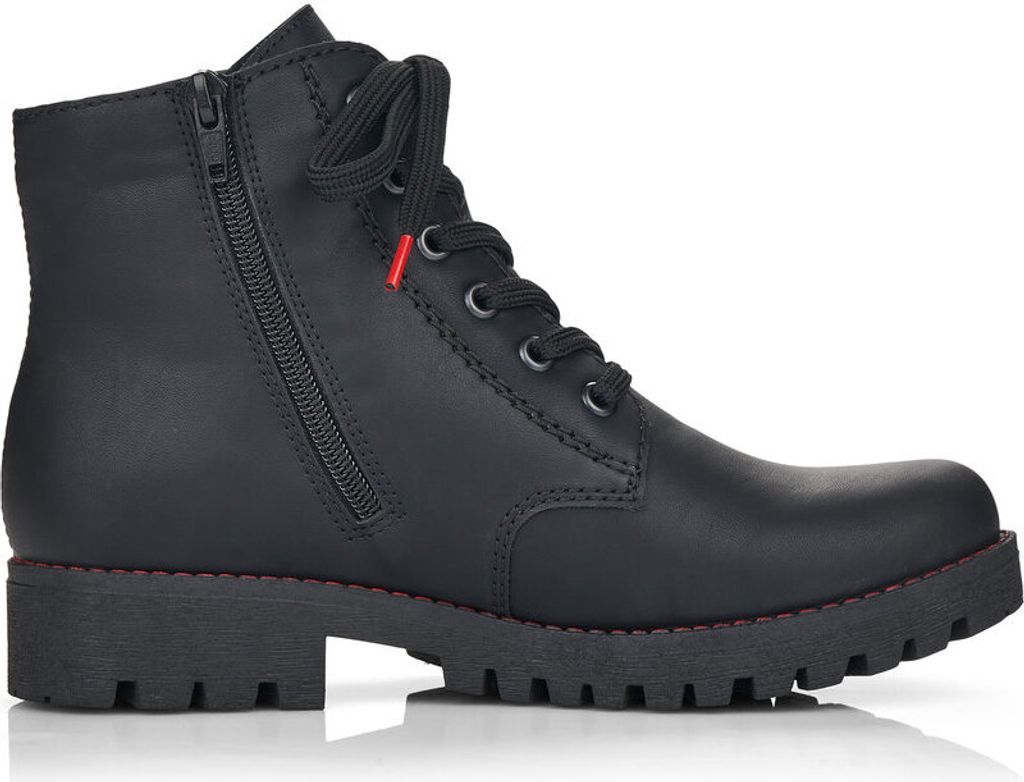 Rieker Schnürstiefel - Tiefschwarz Kunstleder Größe: 39 Produktbild 81