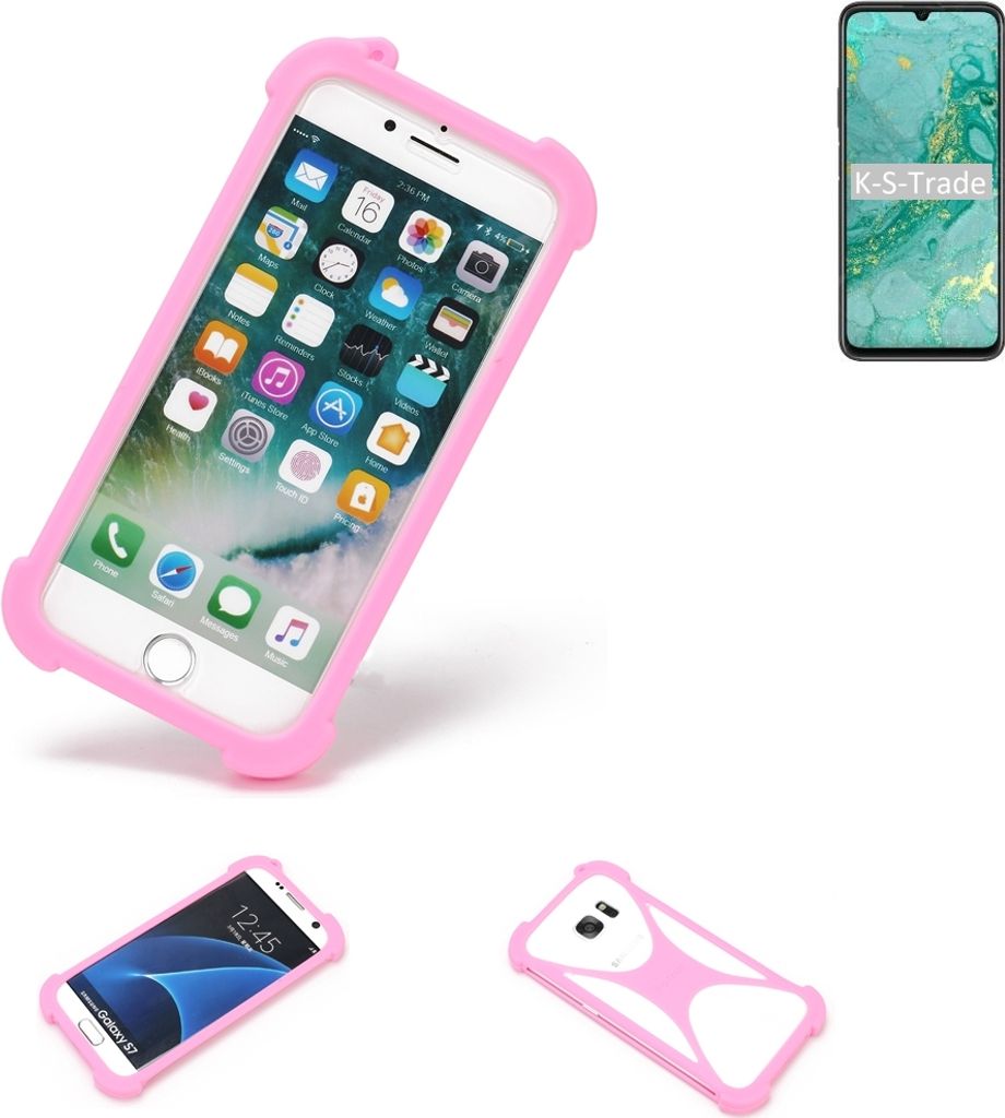 K-S-Trade Handy Hülle kompatibel mit Huawei nova Y60 Schutz Hülle Bumper Silikon Schutz Hülle Cover Case Silikoncase Silikonbumper TPU Softcase