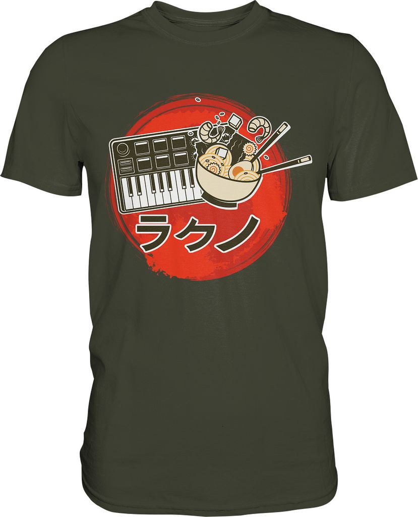 Modular Synthesizer Analog Japanisch Ramen T-Shirt – Urban Produktbild 