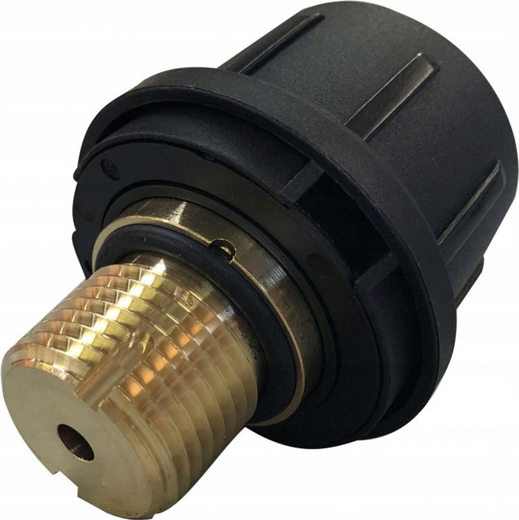 A close-up studio shot of a Kärcher safety valve replacement part.
