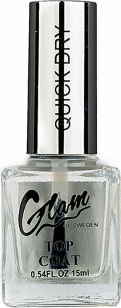 Glam Of Sweden H01038 Nagellack-Überlack, 15 ml, transparent