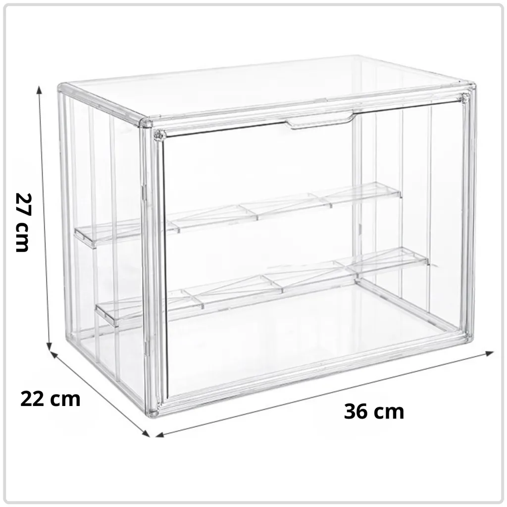 Vitrine d'Exposition Transparente pour Figurines et Objets de Collection - 3