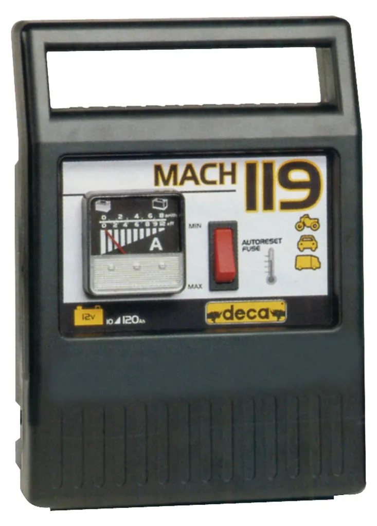 Chargeur de batterie Deca Mach 119 portable 110W idéal pour automobile