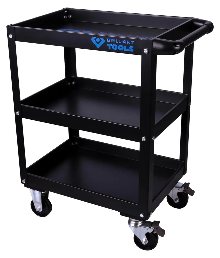 Chariot de service 763x443x843 mm BRILLIANT TOOLS en acier renforcé