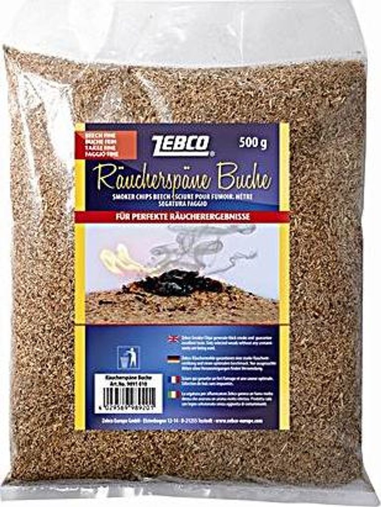 Zebco Räucherspäne / Räuchermehl Buche fein 500g