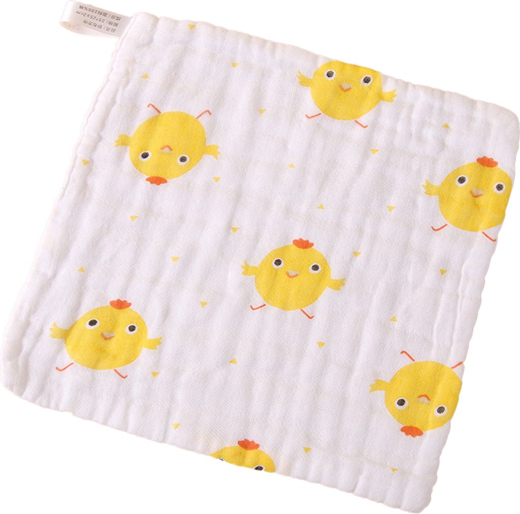 Handtuch Cartoon Druckwasser saugfähig quadratische Form Babytaschentuch Mustertuch für den Heimgebrauch-F