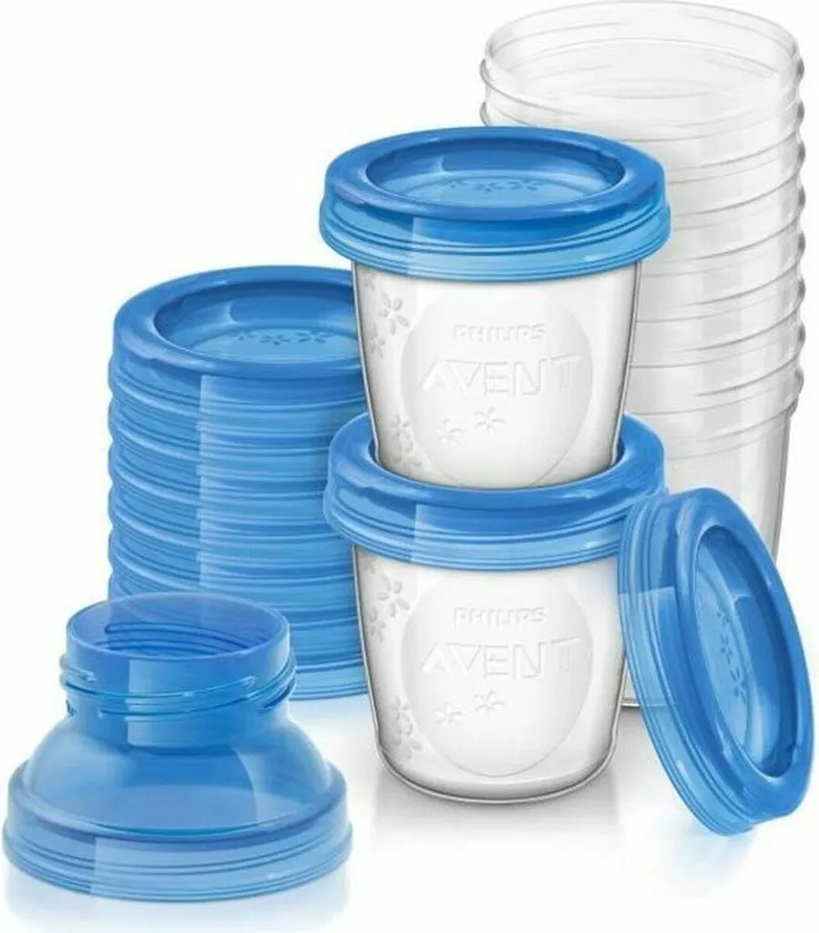 Set Conservazione Latte Materno Philips Avent SCF618/10 10 Vasetti