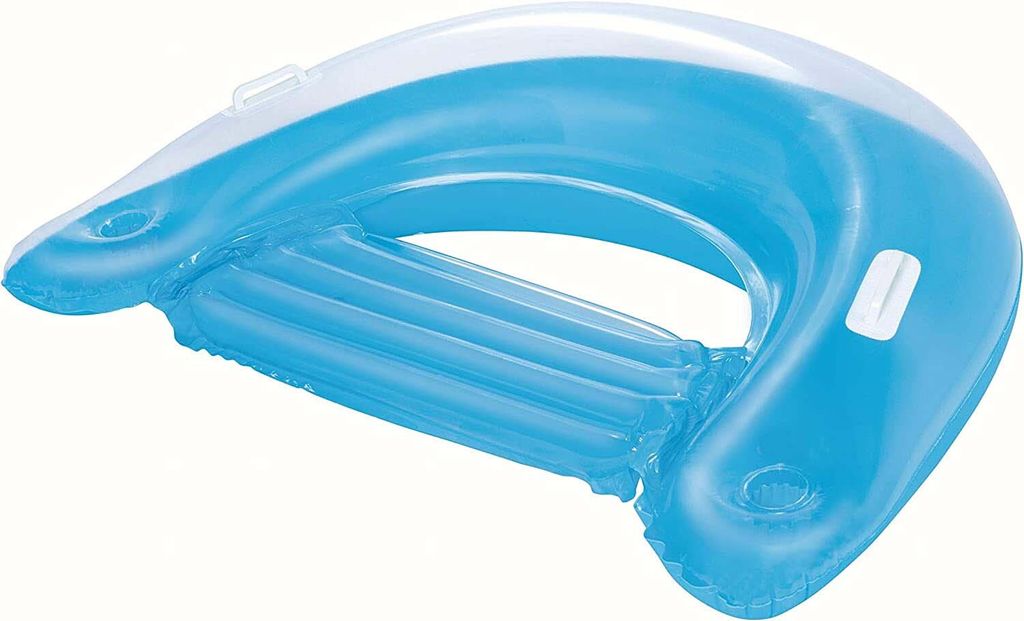 Bestway 43118 - Sit 'N Ease Poolsitz Lazy Lounge 152 x 99 cm - Blau